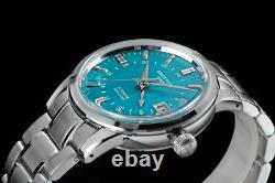 Seestern GMT S446. GS Sapphire Crystal Mechanical Mens NH34 Watch SEAGULL 1963