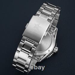 Seestern GMT S456. GL Sapphire Crystal Mechanical Mens NH34 Watch SEAGULL 1963