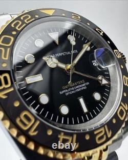 Seikmod GMTEIKO Midnight Gold GMT NH34 Automatic Sapphire Jubilee