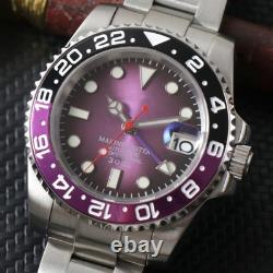 Seikmod GMTEIKO Purple Fade Dial NH34 GMT Sapphire Aut