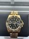 Seikmod GMTEIKO Rootbeer NH34 GMT Aut Sapphire Gold 40mm Jubilee