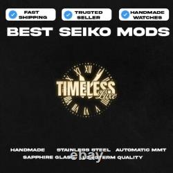Seikmod GMTEIKO Rootbeer NH34 GMT Aut Sapphire Gold 40mm Jubilee
