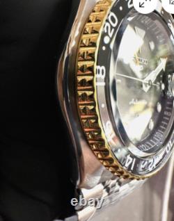 Seiko 5 Five Sports SSK021 SKX GMT Automatic Watch 100m Gold Bezel Made Japan
