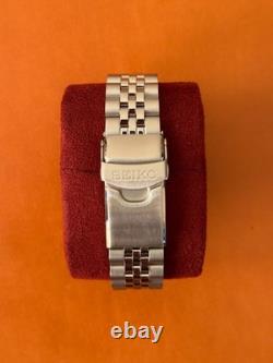 Seiko 5 Men's Sports Automatic GMT Black Silver Bezel SSK001