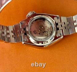 Seiko 5 Men's Sports Automatic GMT Black Silver Bezel SSK001