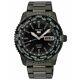 Seiko 5 SRP129K1 Sport World Time Automatic Full Black 24 Jewels Day Date GMT