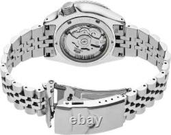 Seiko 5 Sports Automatic Silver-Tone with Green Dial GMT Series Men's Watch