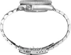 Seiko 5 Sports Automatic Silver-Tone with Green Dial GMT Series Men's Watch