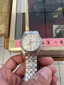 Seiko 5 Sports Field GMT Automatic White Dial Stainless Steel Men'sWatch SSK059
