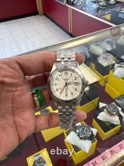 Seiko 5 Sports Field GMT Automatic White Dial Stainless Steel Men'sWatch SSK059