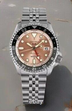 Seiko 5 Sports GMT SSK043K1 Copper Dial Asia Limited Edition Automatic Watch
