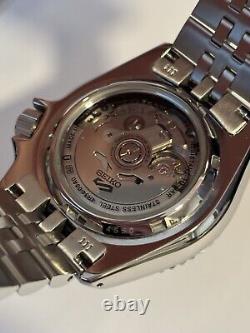 Seiko 5 Sports GMT Series 42.5mm Men's Watch Blue Dial + 2 Free Straps