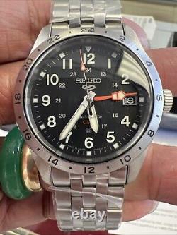 Seiko 5 Sports Mens Field Deploy Automatic GMT Watch SSK023K1good Luck Bidding