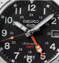Seiko 5 Sports Mens Field Deploy Automatic GMT Watch SSK023K1good Luck Bidding