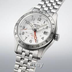 Seiko 5 Sports SKX Explorer GMT Automatic Polar White Steel Men Watch SSK059K1