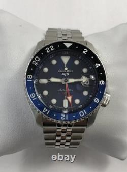 Seiko 5 Sports SKX GMT Automatic Blue Dial Stainless Steel Men's Watch SSK003