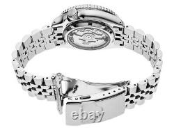 Seiko 5 Sports SSK001K1 42mm Black Dial GMT Cyclops Automatic Men Watch Steel
