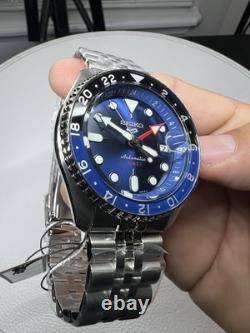 Seiko 5 Sports SSK003K1 Automatic Watch 42.5mm GMT Blue Dial