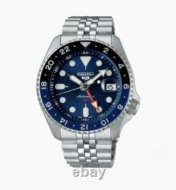 Seiko 5 Sports SSK003K1 Sports Style GMT Blue Dial Men's Watch