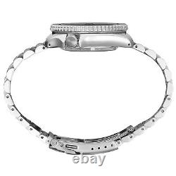 Seiko 5 Sports SSK005 42.5 mm Orange Dial GMT Cyclops Automatic Men Watch 4R34