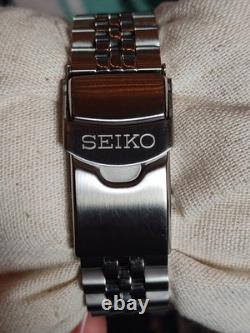 Seiko 5 Sports SSK035 GMT Automatic Stainless Steel Watch Green Black Bezel