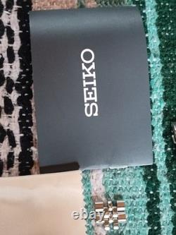 Seiko 5 Sports SSK035 GMT Automatic Stainless Steel Watch Green Black Bezel
