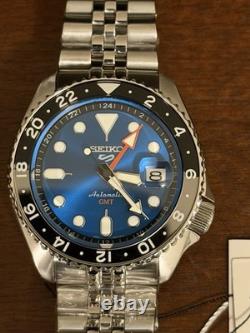 Seiko 5 sports Blue Dial Automatic GMT 42.5mm- SSK045k1