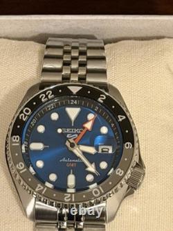 Seiko 5 sports Blue Dial Automatic GMT 42.5mm- SSK045k1