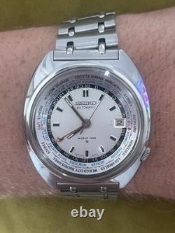 Seiko 6117-6400 World Time GMT Automatic Vintage Watch