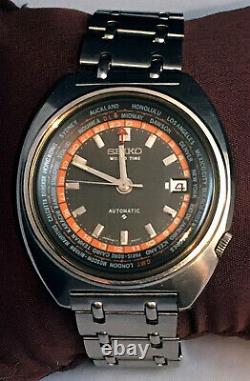 Seiko 6117-6409 World Time GMT everything works