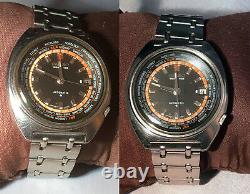 Seiko 6117-6409 World Time GMT everything works