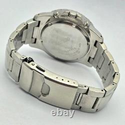 Seiko 7T62-OJH0 World Time Chronograph GMT Automatic Vintage Men's Watch