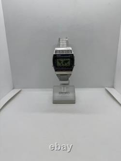 Seiko A239-5010 Vintage Digital Quartz Wrist Watch Japan World Time GMT Alarm