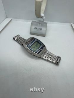 Seiko A239-5010 Vintage Digital Quartz Wrist Watch Japan World Time GMT Alarm