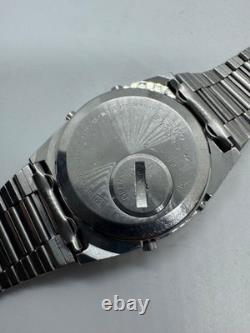 Seiko A239-5010 Vintage Digital Quartz Wrist Watch Japan World Time GMT Alarm