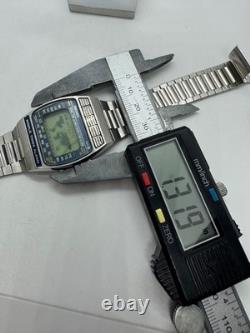 Seiko A239-5010 Vintage Digital Quartz Wrist Watch Japan World Time GMT Alarm