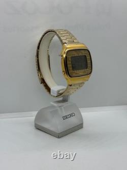 Seiko A708-5000 Vintage Digital Quartz Wrist Watch Japan World Time GMT Rare