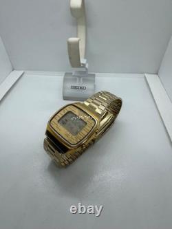 Seiko A708-5000 Vintage Digital Quartz Wrist Watch Japan World Time GMT Rare