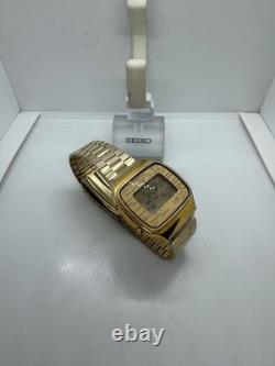 Seiko A708-5000 Vintage Digital Quartz Wrist Watch Japan World Time GMT Rare