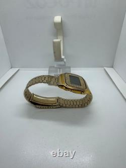 Seiko A708-5000 Vintage Digital Quartz Wrist Watch Japan World Time GMT Rare