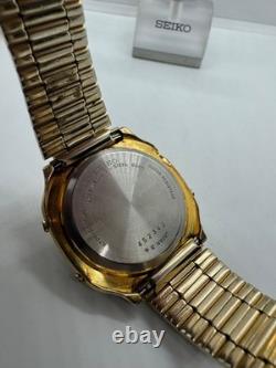 Seiko A708-5000 Vintage Digital Quartz Wrist Watch Japan World Time GMT Rare