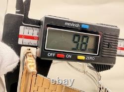 Seiko A708-5000 Vintage World Time GMT Gold-Tone Digital LCD Japan 1980s
