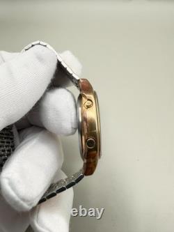 Seiko A708-5000 Vintage World Time GMT Gold-Tone Digital LCD Japan 1980s