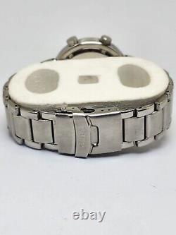 Seiko Alba Gmt World Time Quartz Yellow Dial Vx42-x067 Japan Men's
