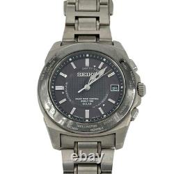 Seiko Brightz World Time Titanium Solar Radio Watch wrist 19cm GMT Unisex