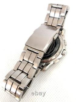 Seiko Brightz World Time Titanium Solar Watch GMT World Time wrist 18cm