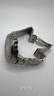 Seiko Coutura 8B63-0AK0 World Time, Radio Sync, Solar, Blue Dial, Two Tone