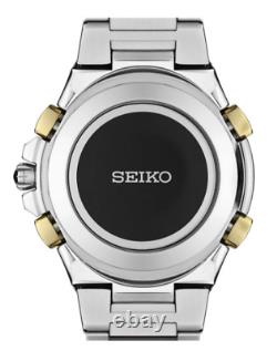 Seiko Coutura Radio Sync Solar Chronograph 44.5 mm Gray Dial Men's Watch SSG010