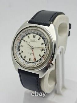 Seiko GMT World time 6117-6400 Vintage Men's Watch
