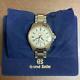 Seiko Grand Seiko SBGE009 GMT Date White Silver Round Spring Drive Mens Watch